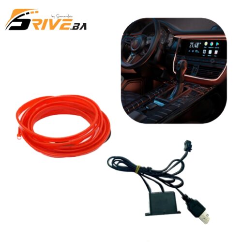 Led Crveno ambijentalno osvjetljenje 5M